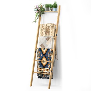 Handcrafted Bamboo <b>Ladder</b> Wine Rack - Eco-Friendly Wholesale - Product Image 1