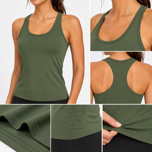 woman tank <b>top</b> comfortable sleeveless style soft fabric with durable quality perfect for training fitness <b>walking</b> and casual - Product Image 6