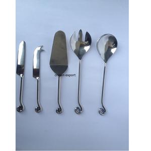 ชุดช้อนส้อมบนโต๊ะอาหารสีเงิน,ชุดช้อนส้อมและช้อนชุดอุปกรณ์ในครัวตกแต่งชุดมีดเค้กชุดเครื่องใช้บนโต๊ะอาหารสำหรับโรงแรม - Product Image 1
