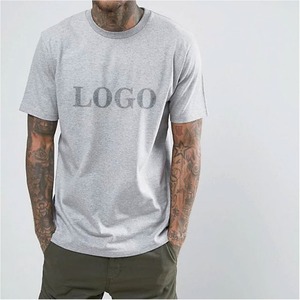 เสื้อยืดแขนสั้นลายทางผู้ชาย คอกลม ทรงปกติ สไตล์ลำลอง ผ้าถัก 100% คอตตอน โลโก้ด้านหน้า ระบายอากาศได้ดี ทรงโอเวอร์ไซส์ - Product Image 3