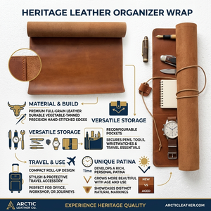 Luxury Full Grain Leather <b>Desk</b> Pad <b>Large</b> Waterproof Executive Office <b>Desk</b> Mat Non-Slip Writing Pad for Home Office Decor - Product Image 6