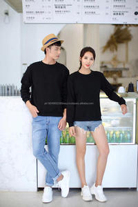 Sweat-shirt à col rond blanc non décolorant pour homme et femme, taille plus, vierge, pour impression par sublimation à chaud - Product Image 6