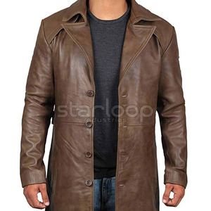 Vêtements d'hiver en gros, manteau en cuir de haute qualité, best-seller, prix bas, manteau en cuir léger pour homme - Product Image 4