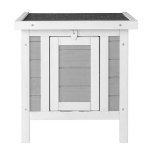 Gabbia di Lusso XL per Animali Domestici, Conigliera in Legno per Razze Grandi e Medie, Impermeabile, Grigia - Product Image 6