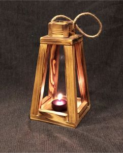 Customized Handmade Wooden Candle <b>Lantern</b> with <b>Black</b> Top Candle Holder For Event & Home Decor Hanging & Floor <b>Lantern</b> - Product Image 3