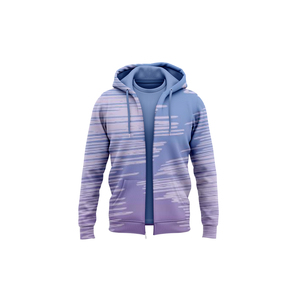 Sweat à capuche surdimensionné personnalisé en coton et polyester pour homme, avec fermeture éclair intégrale, sublimation, logo personnalisé et étiquette privée, collection 2026 - Product Image 5