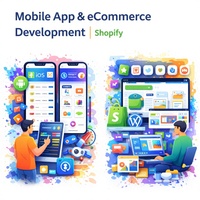 Desarrollo de Aplicaciones Móviles Personalizadas y Sitios Web de Comercio Electrónico con Soporte para MAC, Stock Disponible, WordPress, Shopify y Diseño UI/UX Avanzado