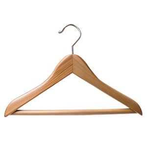 Perchero de Almacenamiento de Ropa para Armario y Baño, de Doble Nivel, Tallado, con Hombros Anchos, Duradero, Fácil Instalación y Logotipo Personalizable - Product Image 1