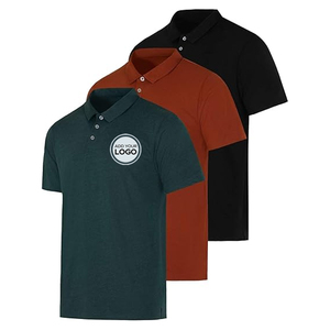 Men's <b>Red</b> Solid 100% Cotton Moisture Wicking Short Sleeve Performance Fit Active for Shirts - Product Image 1
