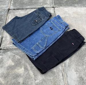 Pantalones Cortos Casuales de Verano para Hombre, Mezcla de Mezclilla Premium, Ligeramente Usados, Transpirables, con Diseño de Parches, Estilo Urbano, Venta al Por Mayor - Product Image 4