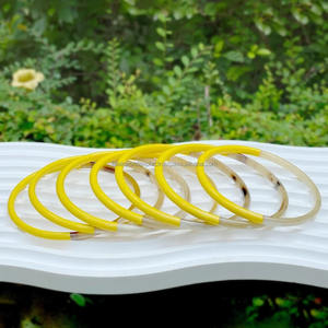 Brazalete de color de cuerno natural de excelente diseño con joyería de cuerno de búfalo y buey para Bodas de Falak World Export - Product Image 3