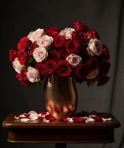 Vase en métal artisanal élégant avec une finition lisse et une forme classique, parfait pour les intérieurs de luxe et la décoration moderne élégante. - Product Image 4