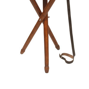 Taburete Plegable de Cuero Genuino Ecológico Portátil 2026, Silla Trípode para Camping, Caza y Tiro, Hecho a Mano - Product Image 2