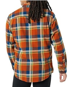 Chemises en flanelle à carreaux pour hommes, manches longues, pour le travail, hiver, écologiques, séchage rapide, col montant, anti-plis, logo personnalisé, vente en gros - Product Image 2