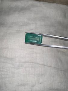 Émeraude Sakota naturelle, taille octogonale, 5,43 carats, pierre précieuse verte lâche, haute qualité, vente en gros - Product Image 2