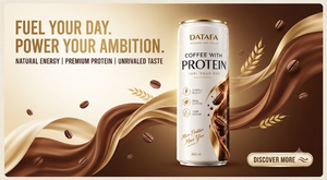 Café Datafa con Proteína, Bebida de Café Helado Vietnamita Enlatada de 250 ml, Bajo en Azúcar y Cafeína - Product Image 5