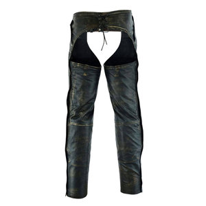 Breathable Leather <b>Chaps</b> With Adjustable for Outdoor <b>Riding</b> Workwear Safety Gear In Adult Size Equipment Genuine Leather <b>Chaps</b> - Product Image 2