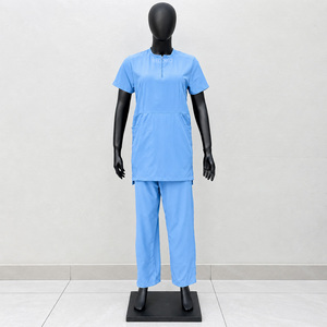 Soldes d'été : Ensemble de tenues médicales unisexes en tricot léger, respirant et doux, personnalisable, pour hôpitaux (vente en gros) - Product Image 1