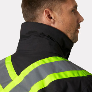 High Visibility Safety <b>Jacket</b> for <b>Men</b> Hi Vis <b>Reflective</b> Construction Working Waterproof Raining Security <b>Jackets</b> - Product Image 4