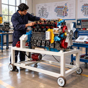 Modelo de Sección de Motor Diésel de Laboratorio para Entrenamiento Práctico |   Equipo de Prueba de Ingeniería Mecánica de 6 Cilindros y 4 Tiempos - Product Image 4