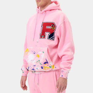 Anti-Wrinkle Men Embroidery Hoodies 100% Cotton High Quality Outdoor Wear Latest <b>Designs</b> Custom Logo/Color Eco-Friendly - Product Image 4