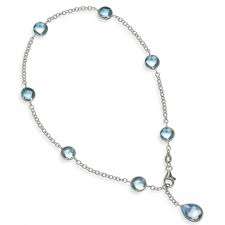 Pulsera de Topacio Azul Hecha a Mano, Plata de Ley 925, Joyería Elegante para Mujeres y Niñas, para Usar en Ocasiones Especiales - Product Image 2