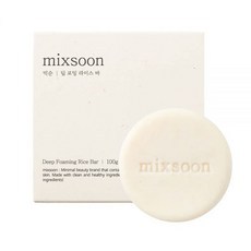 Mixsoon น้ำยาทำความสะอาดใบหน้าที่ผ่านการทดสอบทางคลินิกโดยไม่ก่อให้เกิดอาการแพ้3.141.748ก. (5ออนซ์) มีฟองลึกแป้งข้าวเจ้าไร้ของเสีย1จำนวน - Product Image 1