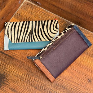 Las últimas carteras de cuero reciclado con estampado de animales de diseñador de moda para mujer, monedero de mano multicolor de diseño de lujo de alta calidad - Product Image 5