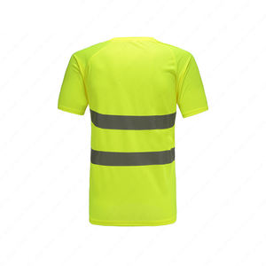 Chaleco de Seguridad Reflectante de Alta Visibilidad, Malla Fluorescente de Poliéster de Secado Rápido, Unisex, Ropa de Trabajo Sublimada, Detección de Agujas - Product Image 3