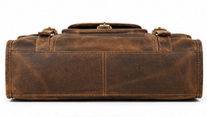 Sac Messager Vintage en Cuir Véritable, Sacoche d'Ordinateur Portable pour Bureau, Sac de Voyage d'Affaires Portable en Polyester – Fournisseur en Gros - Product Image 3