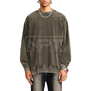 Sudaderas con lavado ácido a la moda al mejor precio en venta en línea, fabricante pakistaní de sudaderas con lavado ácido de mezcla de algodón. - Product Image 2