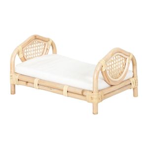 Rattan Baby Doll Bed Reborn Doll Beds Unique Doll Bed for Medium Size Model Bed for Dolls for Toddlers Wholesale - Product Image 1