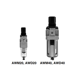 Régulateur de séparateur de brouillard SMC Micro AWD30-N03BG-2N pièces pneumatiques - Product Image 3