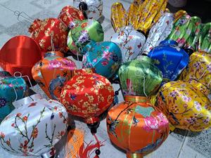 Traditional Hoi An <b>Bamboo</b> Silk <b>Lantern</b> Handmade Hanging Decoration for Party Home Garden - Ms. Tarina - Product Image 3
