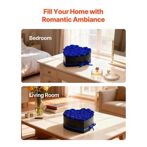 Rose Eterne 27 Rose Stabilizzate in Scatola a Cuore - Bouquet Immortale per Compleanno Donna e Moglie - Regalo Eterno - Product Image 6