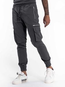 Nouveau pantalon de jogging décontracté tendance, coupe ample avec cordon de serrage à la taille et poche zippée, pantalon de survêtement extensible pour le streetwear - Product Image 3