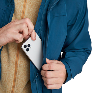 Veste de pluie imperméable coupe-vent de haute qualité pour homme avec logo personnalisé sur le devant - Product Image 4
