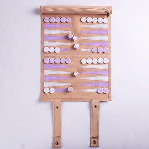 High-Quality Eco-friendly Travel Roll up <b>Backgammon</b> Game <b>Backgammon</b> Box Game Board <b>Backgammon</b> Set Funny Gaming - Product Image 1