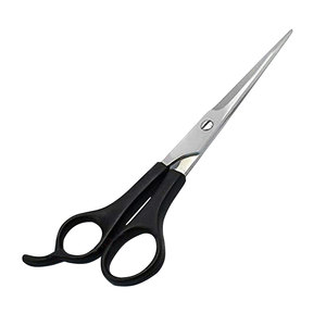 Professional Hair Scissors Stainless Steel Sharp <b>Blade</b> Long Handle Right Handed For <b>Barber</b> Use Low MOQ Training Use <b>Barber</b> Curvd - Product Image 4