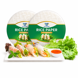 Vietnam Vegan Gluten Free Rice <b>Paper</b> 340g Bag Round Square 18cm 22cm 30cm 32cm for Fresh Fried <b>Spring</b> <b>Rolls</b> OEM Wholesale/ ANNA - Product Image 1