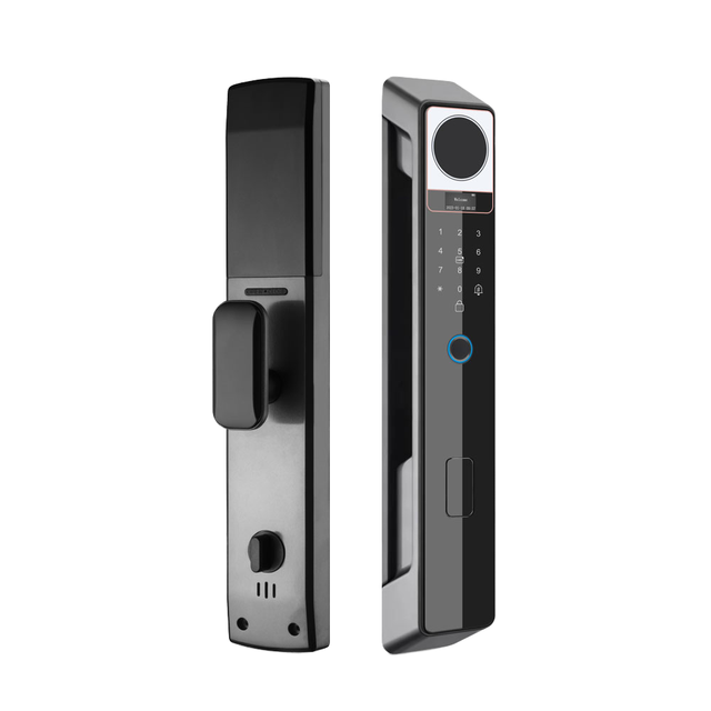 Hot Automatic Fingerprint Recognition Smart Lock Smart Doorbell Tuya App Unlock Key Unlock Digital Intelligent Lock PST-D10-TY