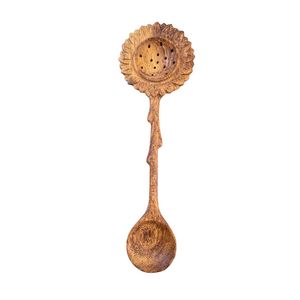 LOVELY WOODEN SPOON WITH ARTISTIC CREATIVE FLOWER BUTTERFLY SUN SHAPE MADE IN VIETNAM ACACIA WOODEN SPOON HOT SALE 2026 - Product Image 6