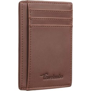 Minimalist Leather <b>RFID</b> <b>Blocking</b> Slim <b>Wallet</b> Front Pocket Money Clip Medium Size - Product Image 1