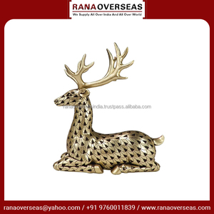 Escultura de pájaro de ciervo de Metal de lujo, pieza de decoración para el hogar de alta calidad, oficina, Hotel y restaurante, disponible en varios estilos y tamaños - Product Image 5