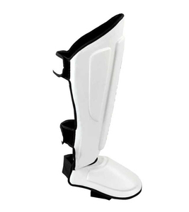 Protectores de Espinillas Profesionales Resistentes al Agua para Muay Thai, Kickboxing y MMA, Almohadillas de Protección de Piernas de Cuero Vacuno, Equipo de Sparring - Product Image 3