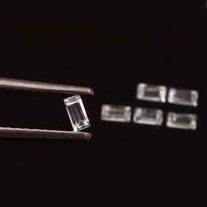 Topacio Blanco Natural de 3x6 mm, Corte Baguette, Facetado, Calibrado, Gema Suelta, Calidad AAA++, Certificado por Terceros, para Joyería - Product Image 3