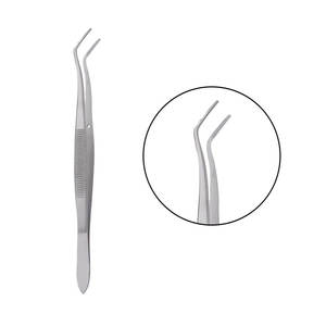 Pinzas de Algodón con Dientes Serrados, Pinzas para Apósitos, Herramientas Quirúrgicas de Acero Inoxidable - Product Image 6