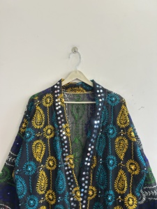 Nuevo Kimono Tradicional Indio Bordado para Mujer, Regalo para Ella - Product Image 3