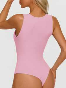 ชุดกระชับสัดส่วนรัดรูปทรงบอดี้สูท คอวี แขนกุด ช่วยเก็บหน้าท้อง กระชับรูปร่าง เหมาะสำหรับใส่ออกงาน ชุดลำลองฤดูร้อน - Product Image 3