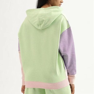 เสื้อฮู้ดดี้ผ้าฝ้ายหนานุ่มสำหรับผู้หญิง แบบขายส่ง ล้างสีสไตล์แอซิดวอช ปักโลโก้ด้วยไหมเชนีล รับผลิตแบรนด์ส่วนตัว สตรีทแวร์ ระบายอากาศได้ดี - Product Image 6